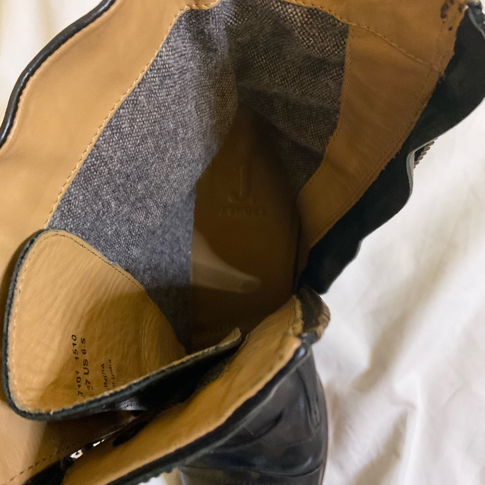 ❌ NEW LISTING ❌ J. Shoes Heeled Combat / Moto Boots - Picture 9 of 11